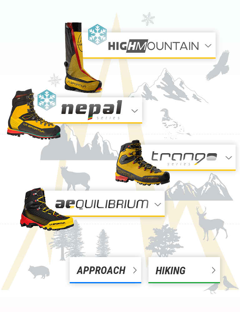 図：MOUNTAINカテゴリーの各シリーズ用途分布図